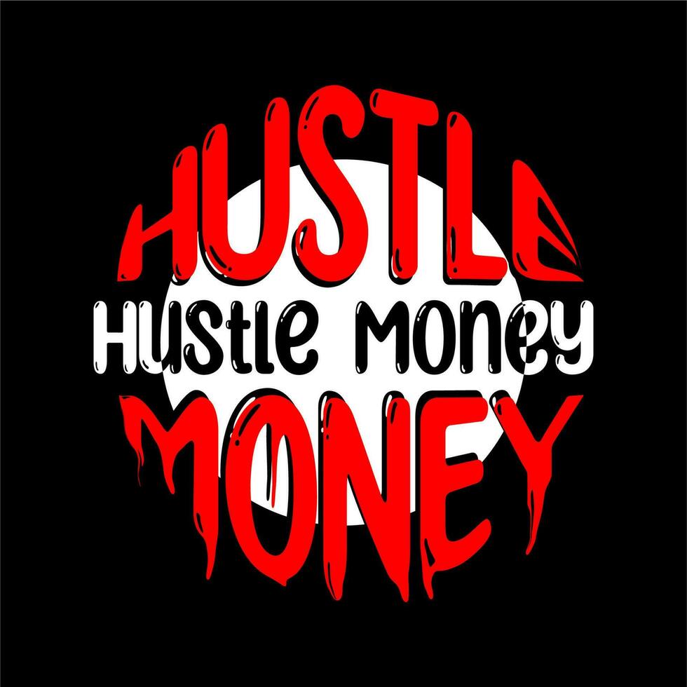 hustle pengar vektor design