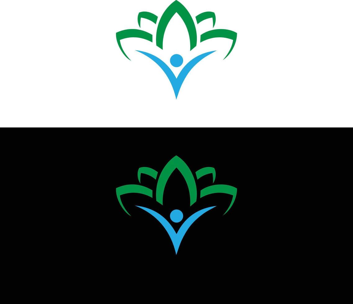 kreatives Logo-Design für Gesundheit, Medizin und Wellness. vektor