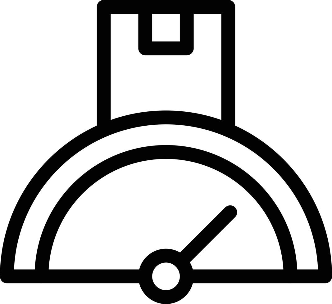 Tachometer-Vektorillustration auf einem Hintergrund. Premium-Qualitätssymbole. Vektorsymbole für Konzept und Grafikdesign. vektor