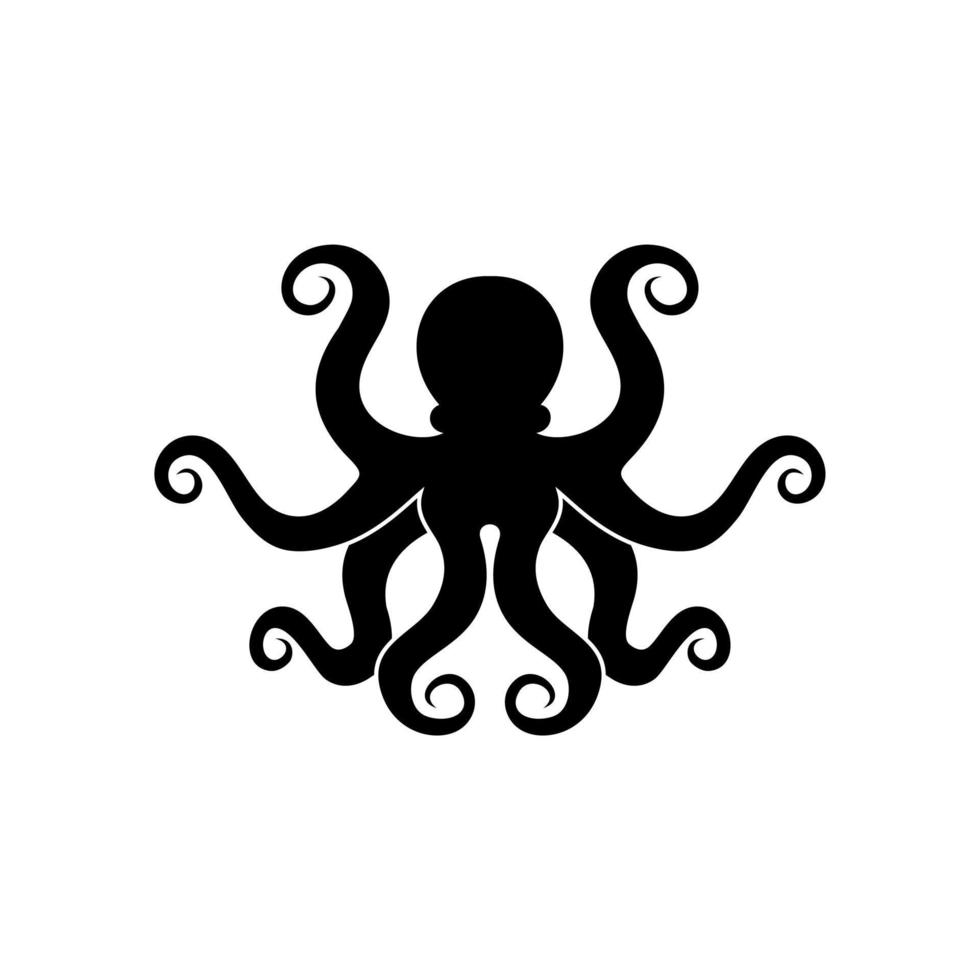 Oktopus-Vektor-Logo vektor