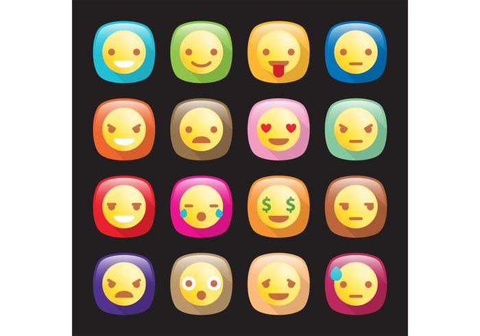 Emoticon Vektor Icons