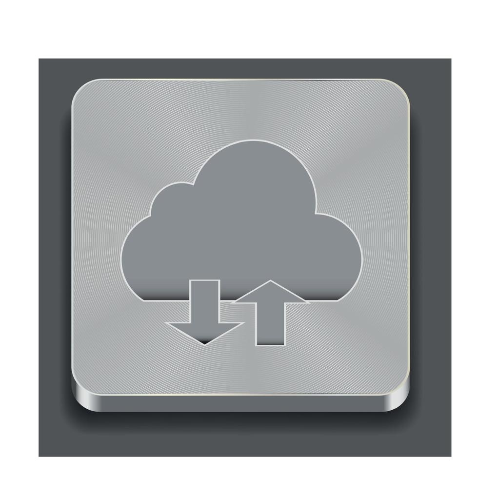 Vektor-Illustration von Cloud-Apps-Symbol vektor