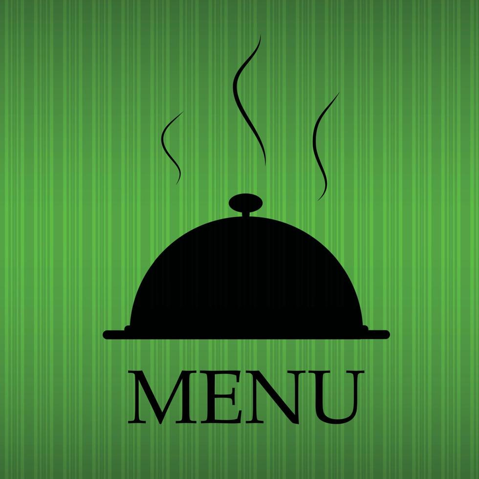 Restaurant-Menü-Vorlage in Grunge-Retro-Stil-Vektor-Illustration vektor