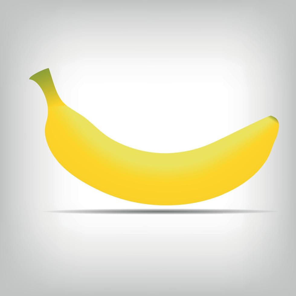 süße frische gelbe Bananen Vektor Illustration Hintergrund