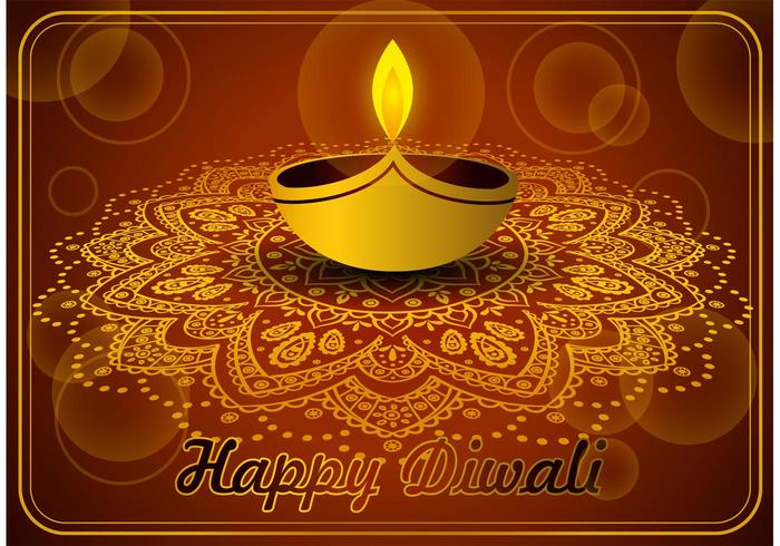 Glad Diwali Vector