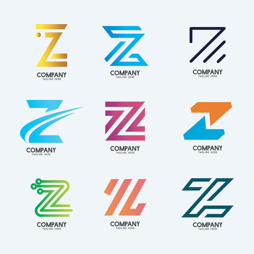 kreatives minimales buchstabe-z-logo-design. Premium-Business-Logo. vektor