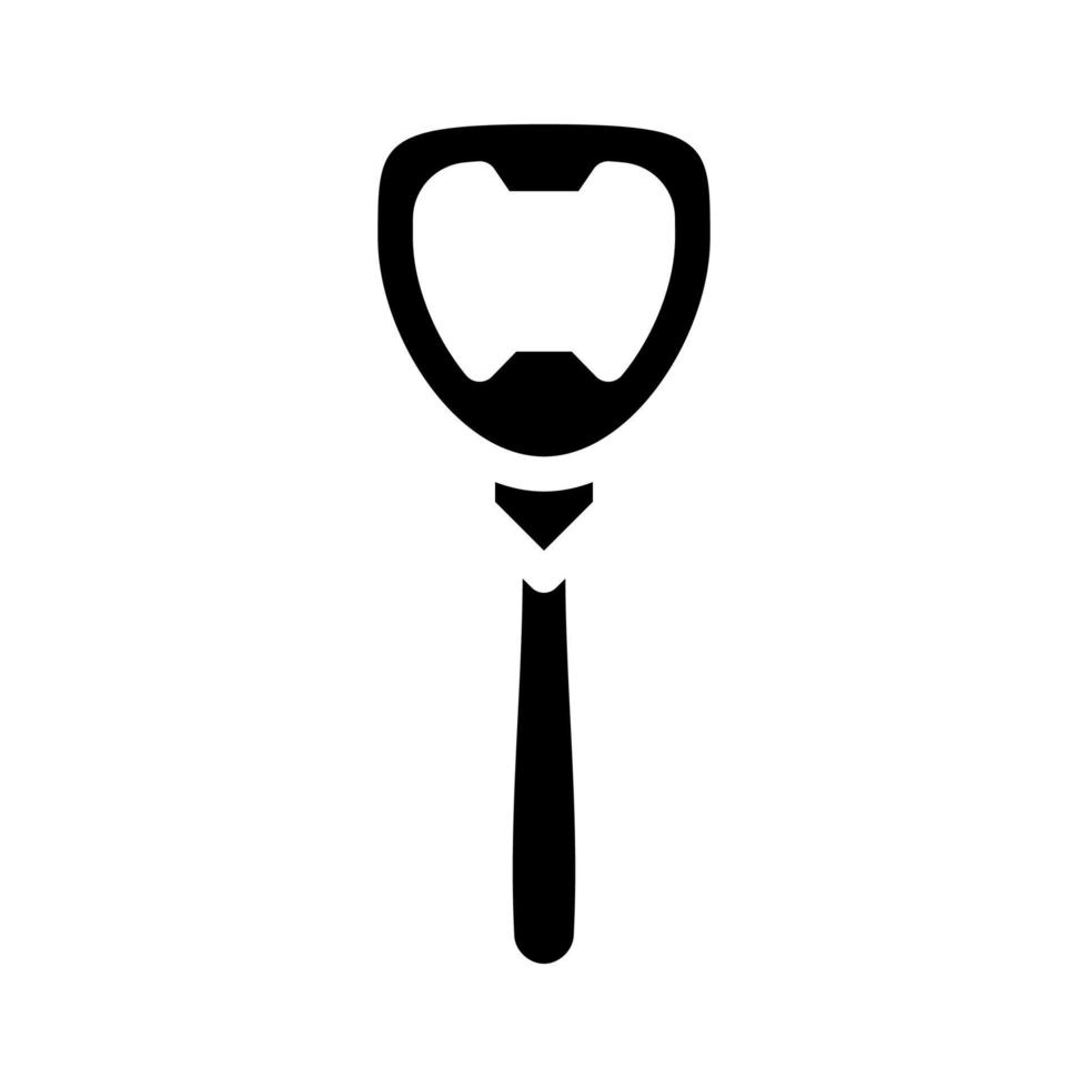 opener barkeeper glyph symbol vektorillustration vektor