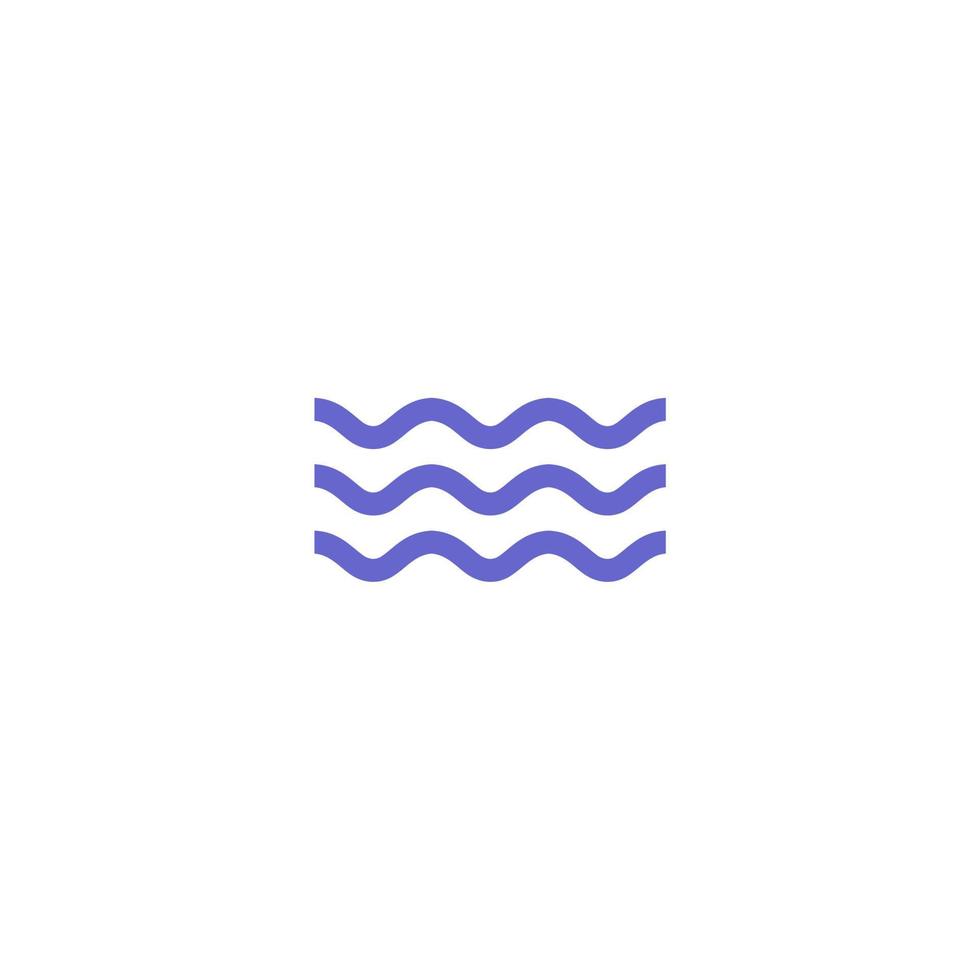 einfaches Symbol für Wasser und Wassertropfen vektor