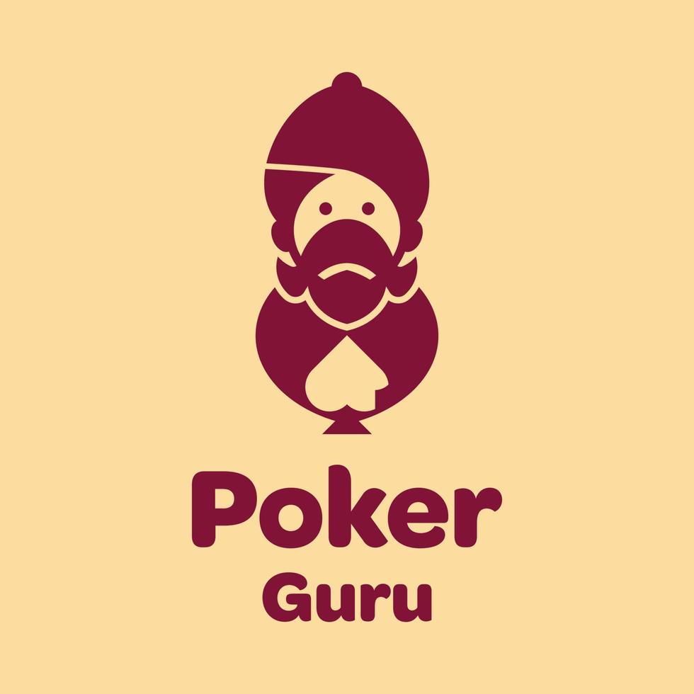 Poker-Guru-Logo vektor