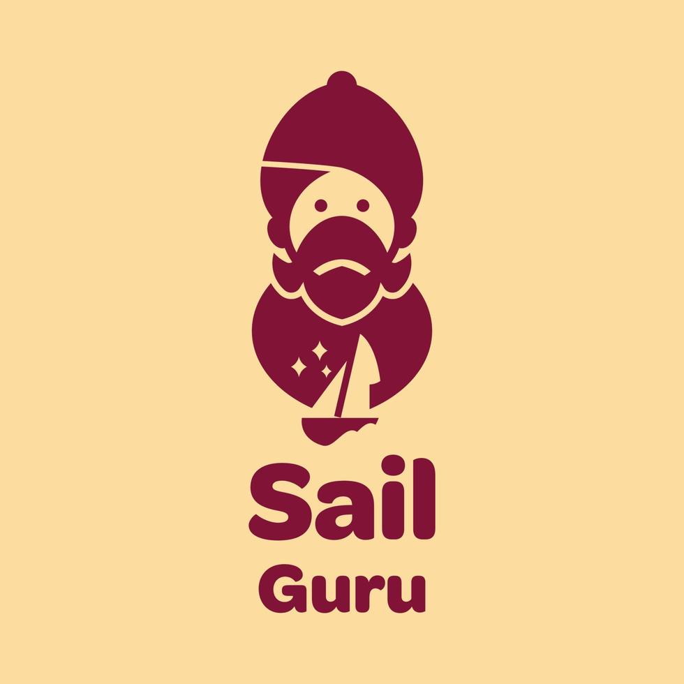 Segel-Guru-Logo vektor