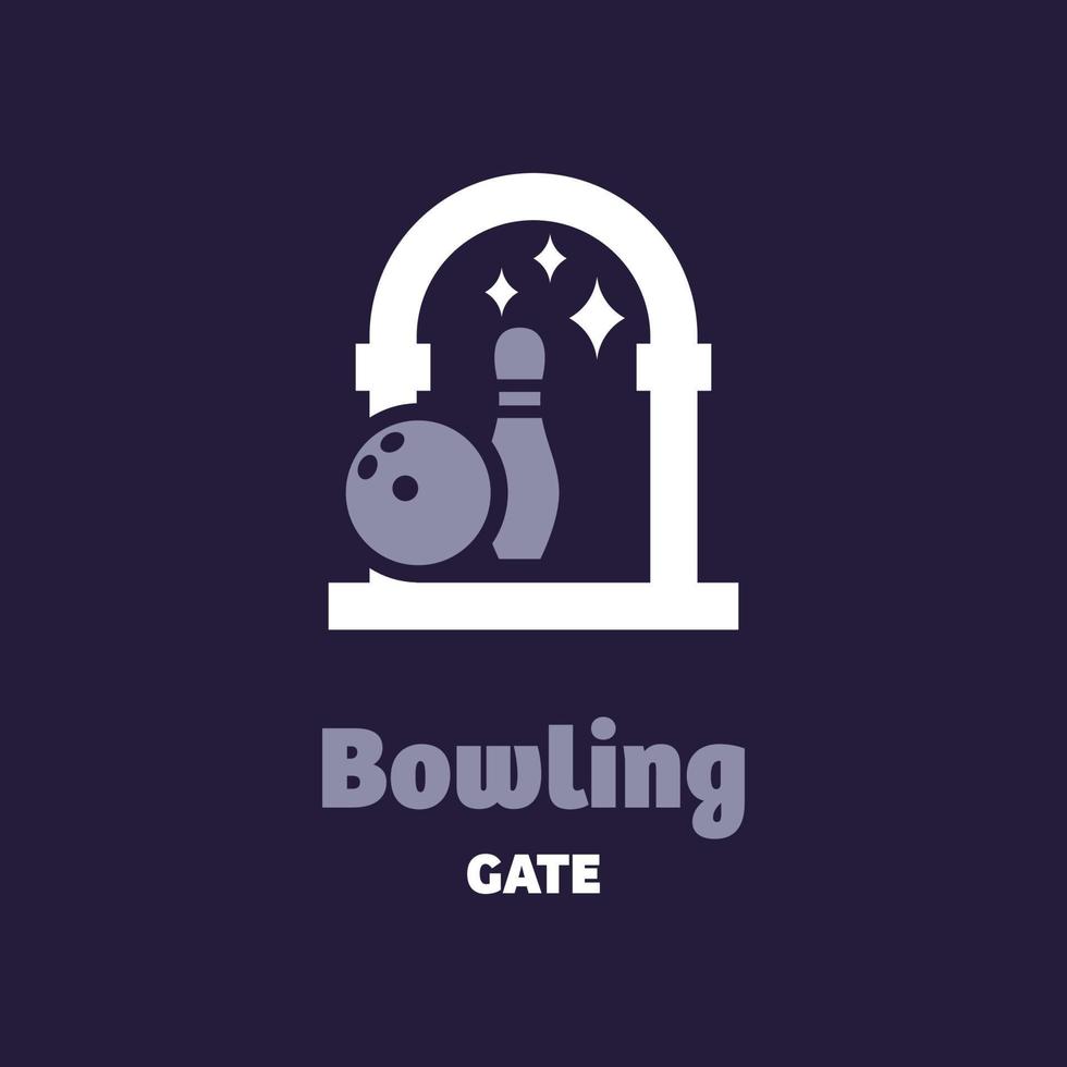 Bowlingtor-Logo vektor