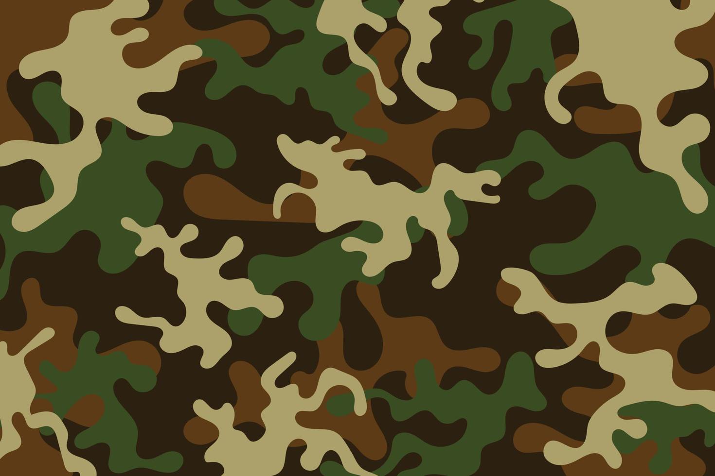 tarnung soldat muster design hintergrund. kleidungsstil armee grün und braun camo wiederholen druck. Vektor-Illustration vektor