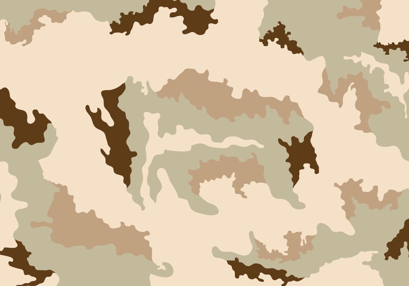 Camouflage-Soldaten-Musterdesign, Camouflage-Uniform-Wüstendruck-Kleidungsarmee-Soldaten-Braunmuster-Designhintergrund-Vektorillustration vektor