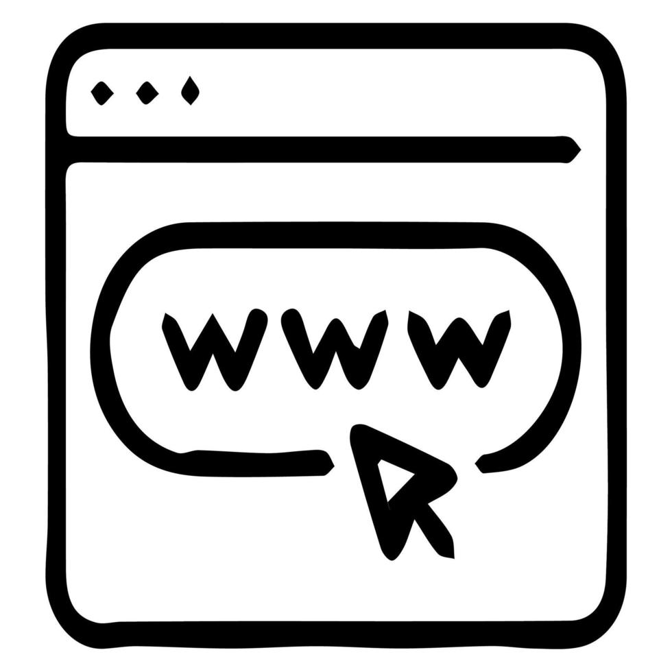 Suchmaschinen-Web-Symbol isoliert auf weißem Hintergrund. Vektor-Illustration. vektor