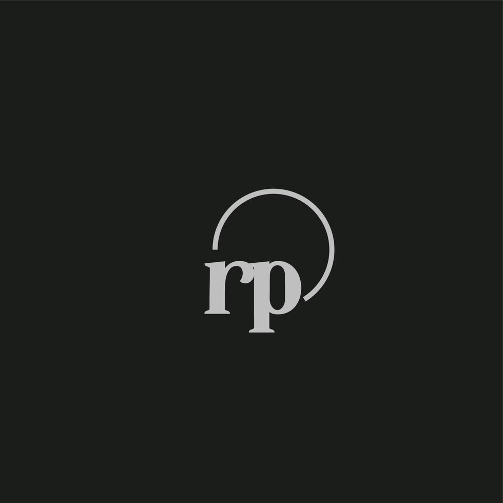 rp initialer logotyp monogram vektor