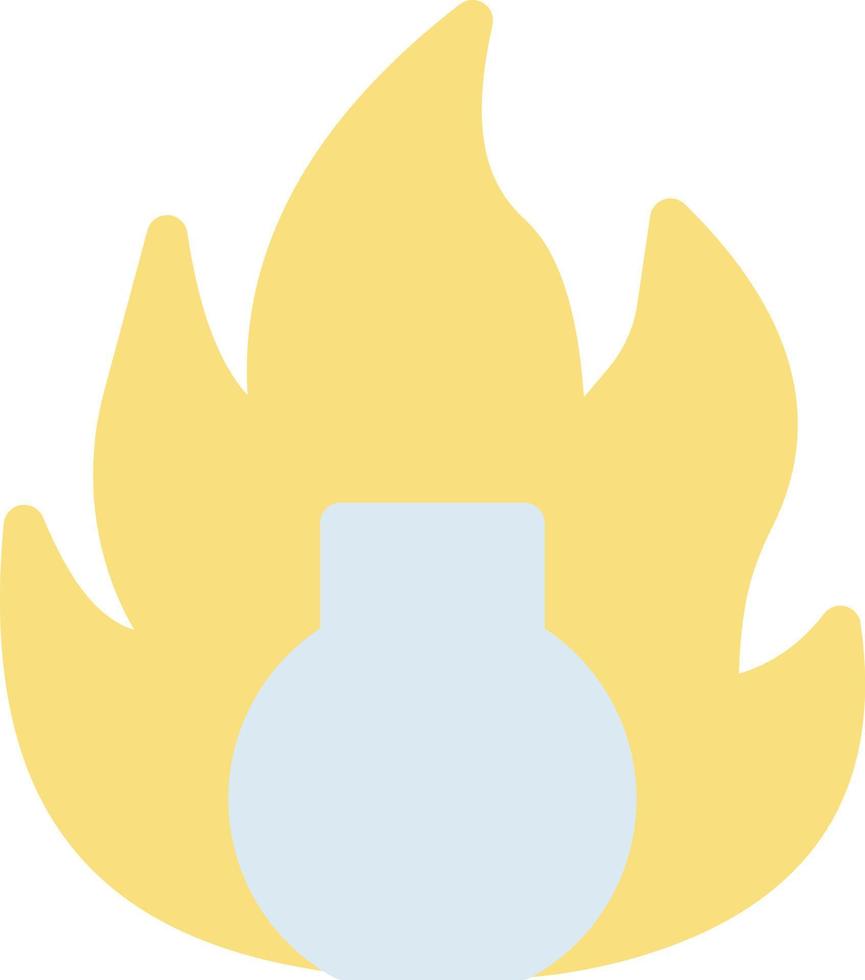 Vase-Feuer-Vektor-Illustration auf einem Hintergrund. hochwertige Symbole. Vektor-Icons für Konzept und Grafikdesign. vektor