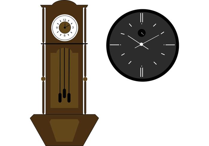Grandfather Clock Vector