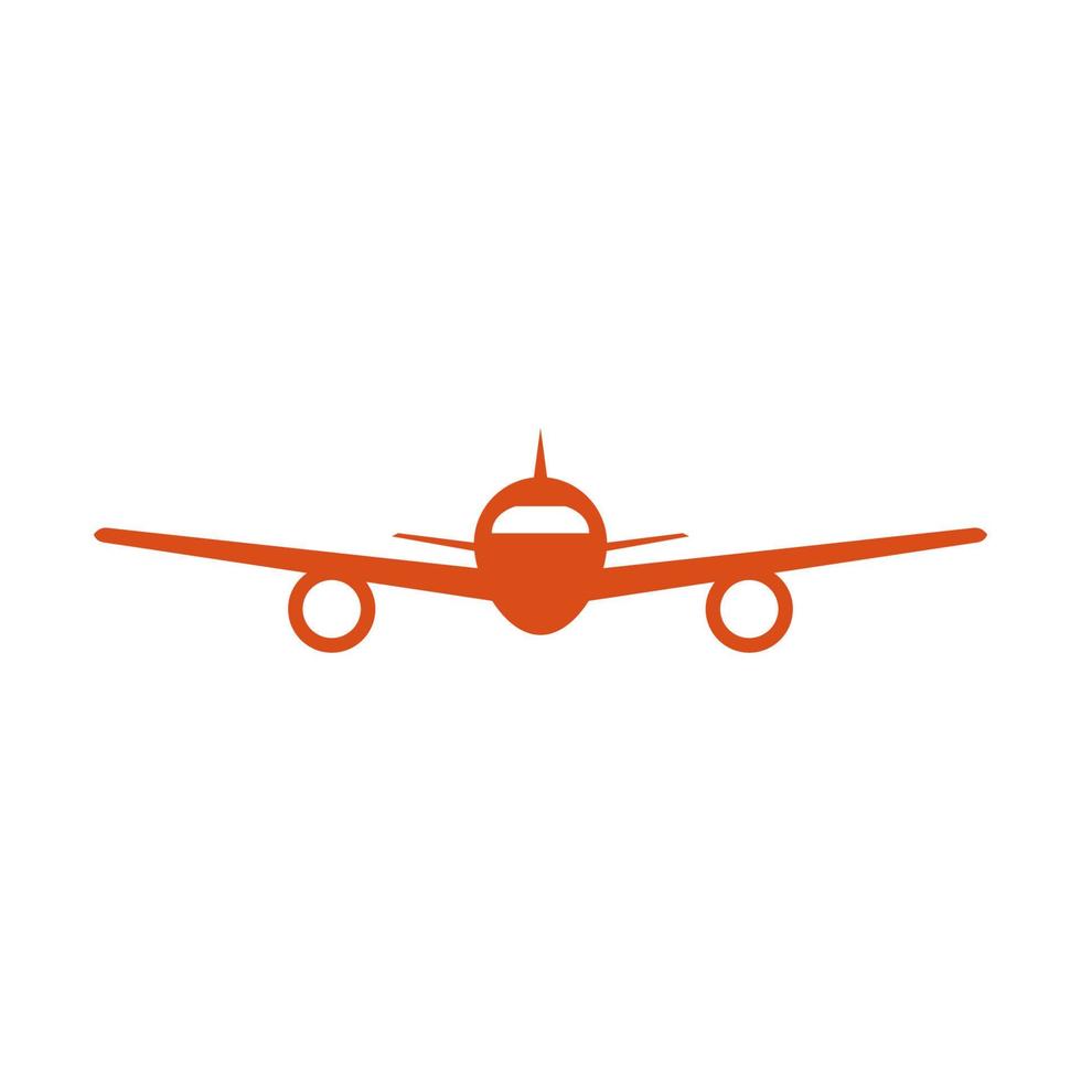 flygplan illustrerad på en vit bakgrund vektor