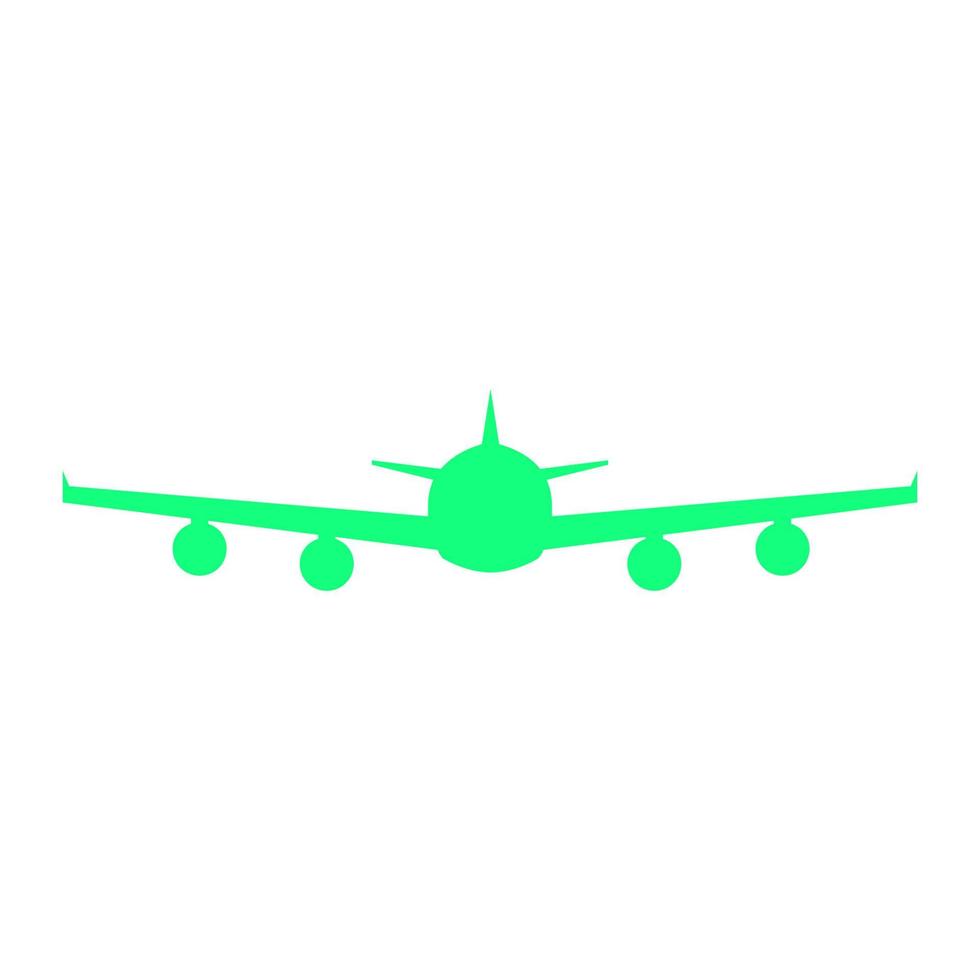 flygplan illustrerad på en vit bakgrund vektor