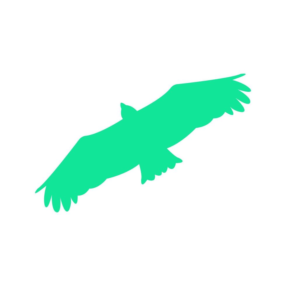 Adler dargestellt auf einem weißen Hintergrund vektor