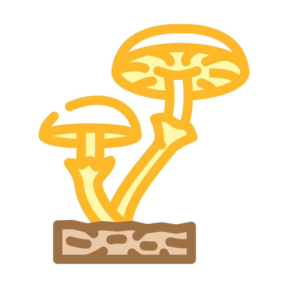 svamp svamp färg ikon vektor illustration