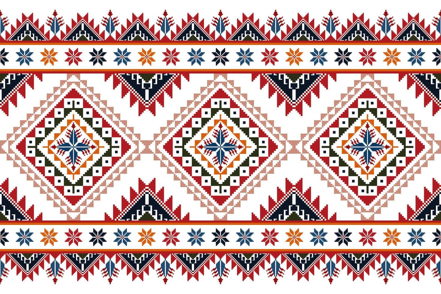 tartreez palästinensisches abstraktes geometrisches ethnisches textilmusterdesign. aztekischer Stoff Teppich Mandala Ornamente Textildekorationen Tapete. tribal boho native nahtlose textile traditionelle stickerei vektor