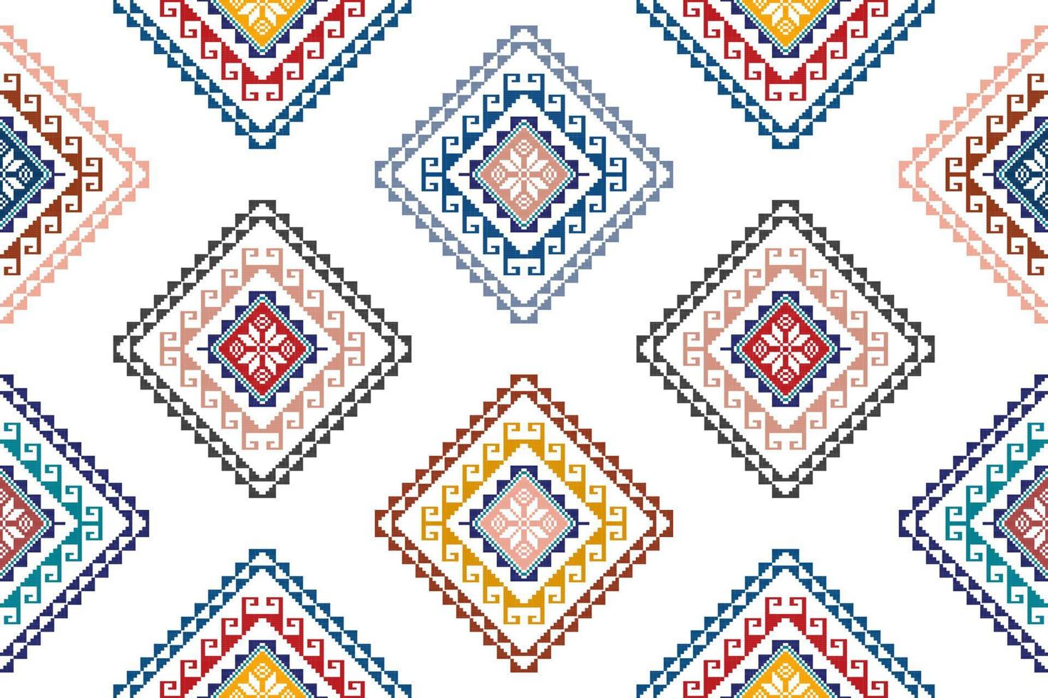 tartreez palästinensisches abstraktes geometrisches ethnisches textilmusterdesign. aztekischer Stoff Teppich Mandala Ornamente Textildekorationen Tapete. tribal boho native nahtlose textile traditionelle stickerei vektor