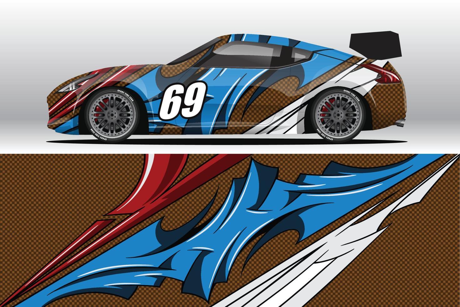 bil dekal dekaler design för racing livery eller daglig bil vinyl klistermärke vektor