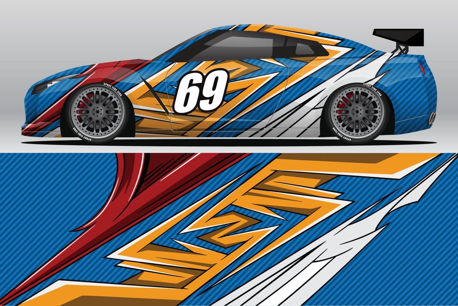 bil dekal dekaler design för racing livery eller daglig bil vinyl klistermärke vektor