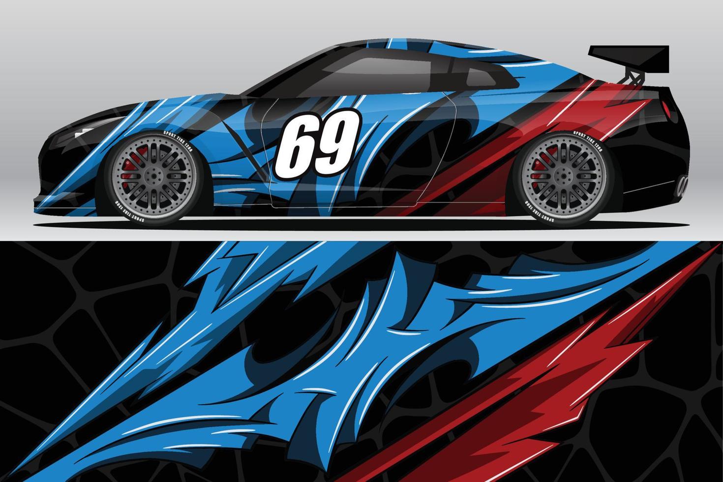 bil dekal dekaler design för racing livery eller daglig bil vinyl klistermärke vektor