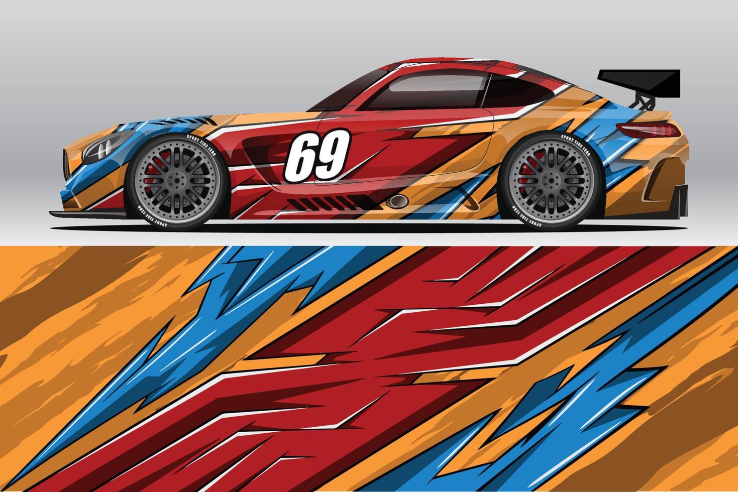 bil dekal dekaler design för racing livery eller daglig bil vinyl klistermärke vektor