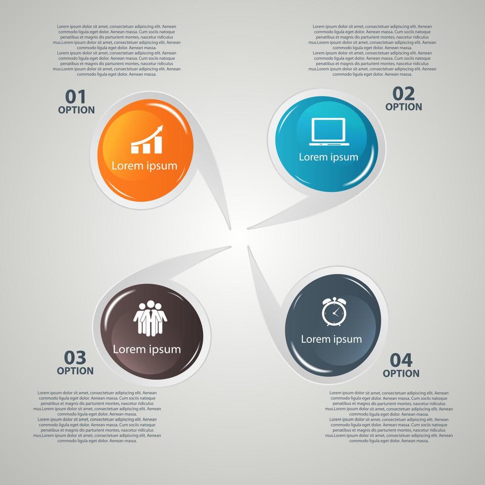 Infografiken Designelemente Vektor-Illustration vektor