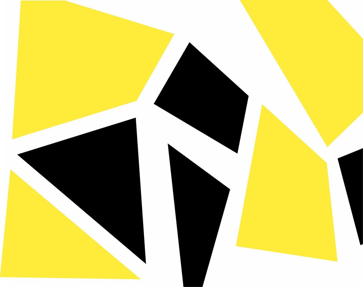 abstraktes gelbes und schwarzes Plakat Hintergrundbild Tapete vektor