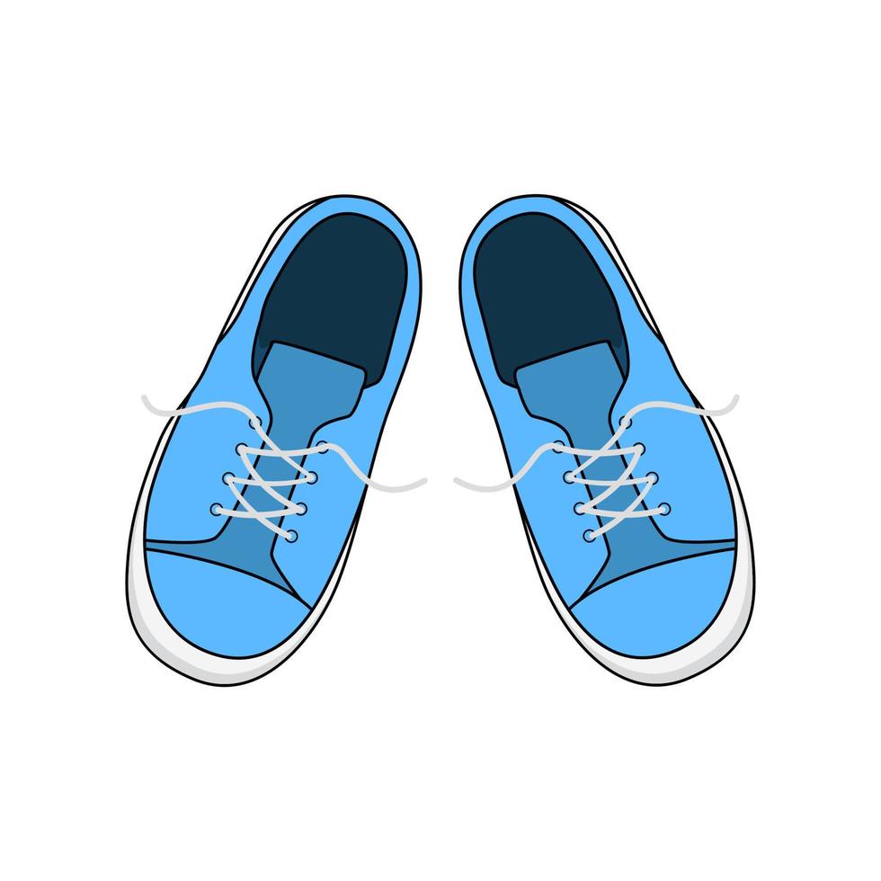 färgfull illustration av skor vektor