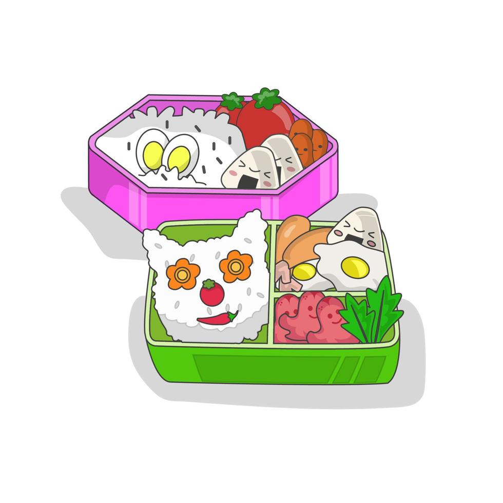 japanisches Beto-Box-Cartoon-Design vektor