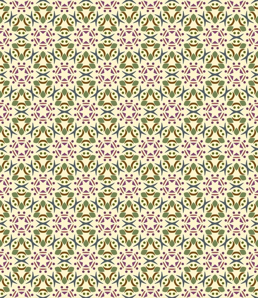 sömlösa geometriska mönster med blommor. bakgrund vektor