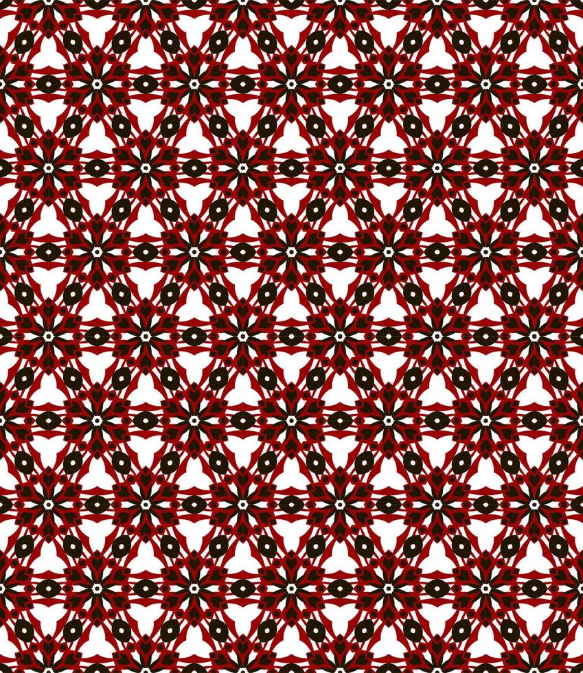 roter, nahtloser geometrischer Hintergrund. abstraktes Muster. vektor