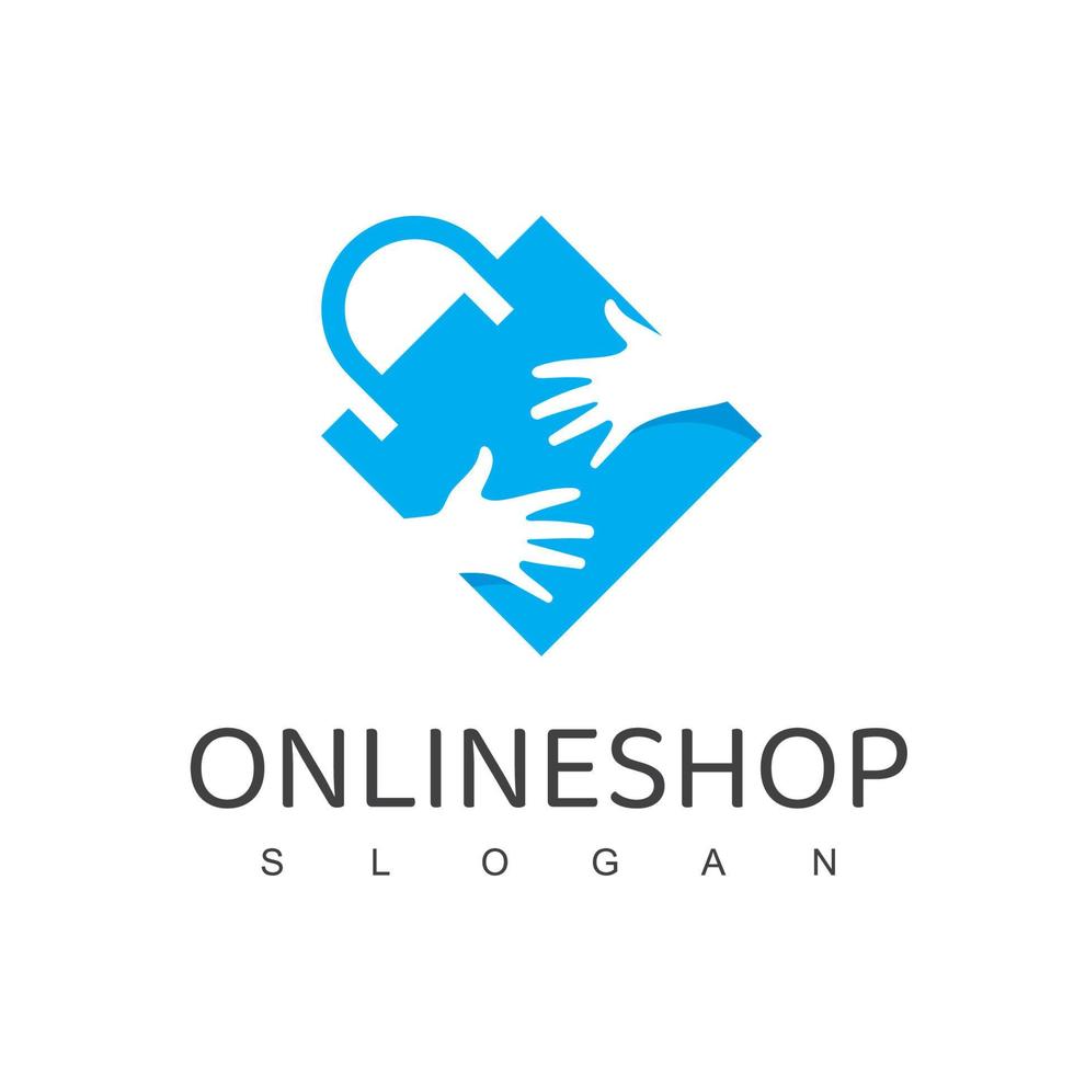 Online-Shop-Logo vektor