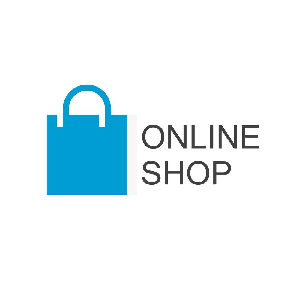 webbutik logotyp vektor