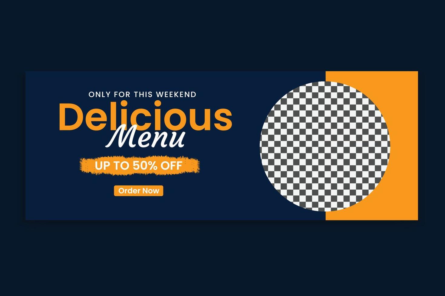 lebensmittel-social-media-cover-vorlage, restaurant-food-web-banner-design, social-media-vorlage. kostenloser Vektor