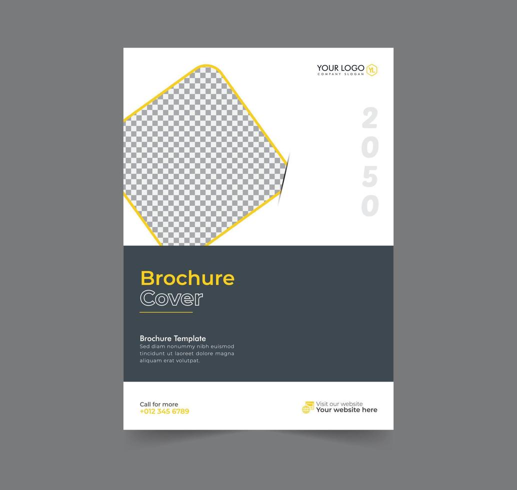 geschäftsbroschürencover jahresberichtcover, buchcover oder flyerdesign. Flyer Präsentation. Katalog mit abstraktem geometrischem Hintergrund. modernes publikationsplakatmagazin, layout, vorlage, vektor