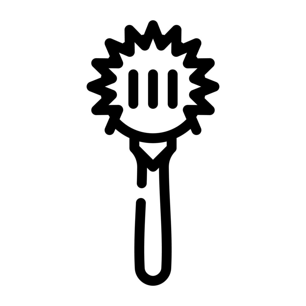 Sieb Barkeeper Symbol Leitung Vektor Illustration