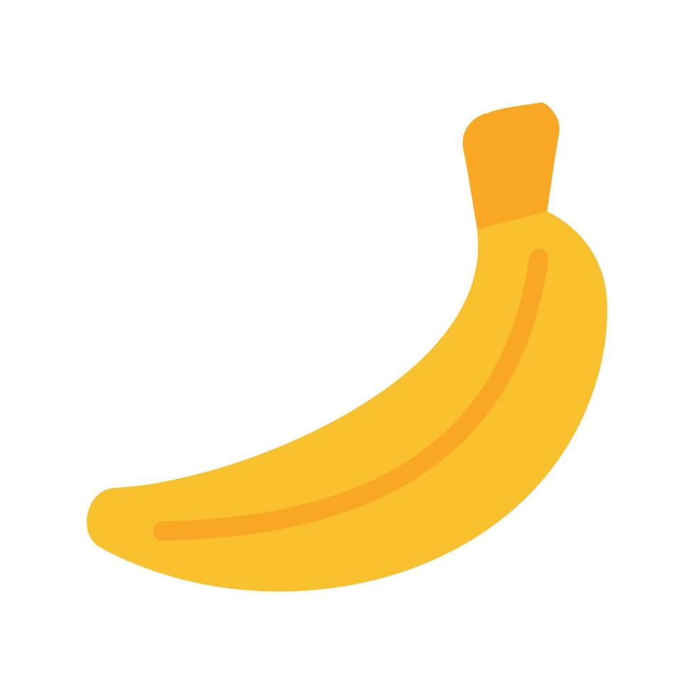 Bananen flaches mehrfarbiges Symbol vektor