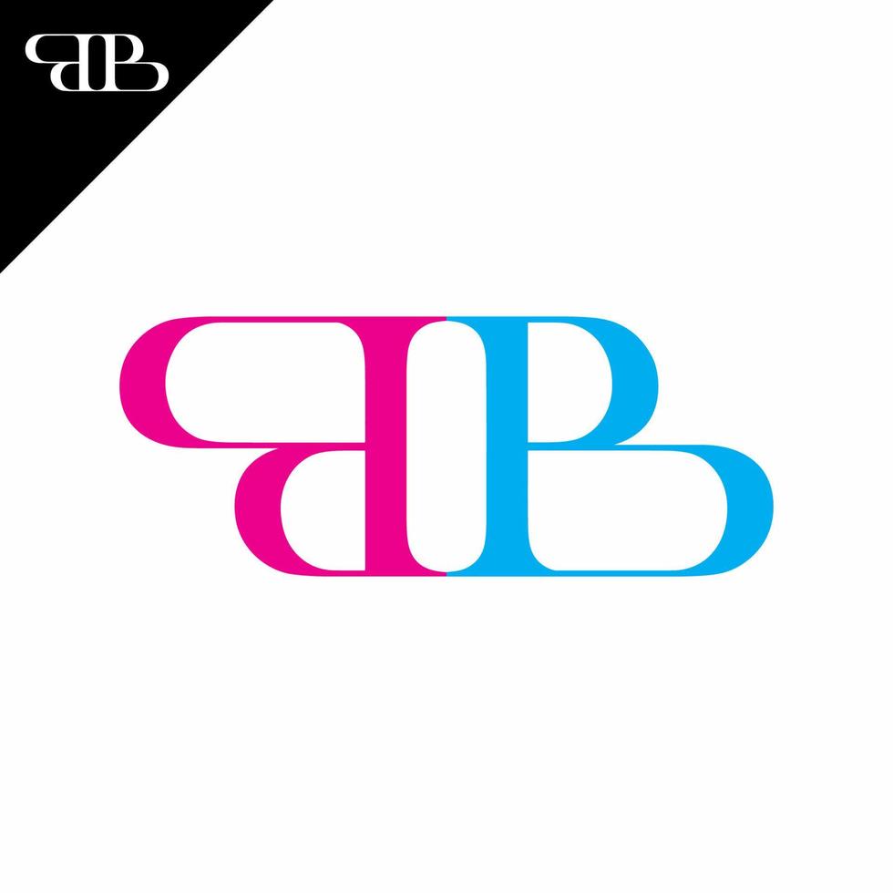 b-Buchstaben-Logo-Vorlage vektor