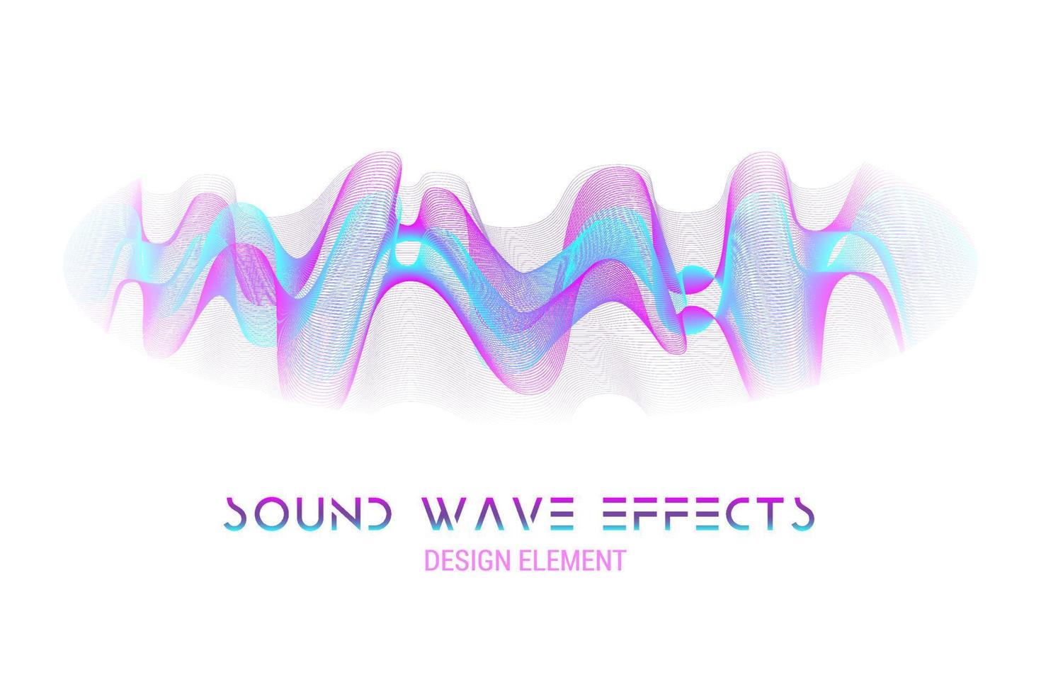 abstrakt flytande kreativa mallar med dynamiska linjära waves.cards, färgomslag set. geometrisk design. modern ljudvågsutjämnare. vektor illustration på mörk bakgrund.