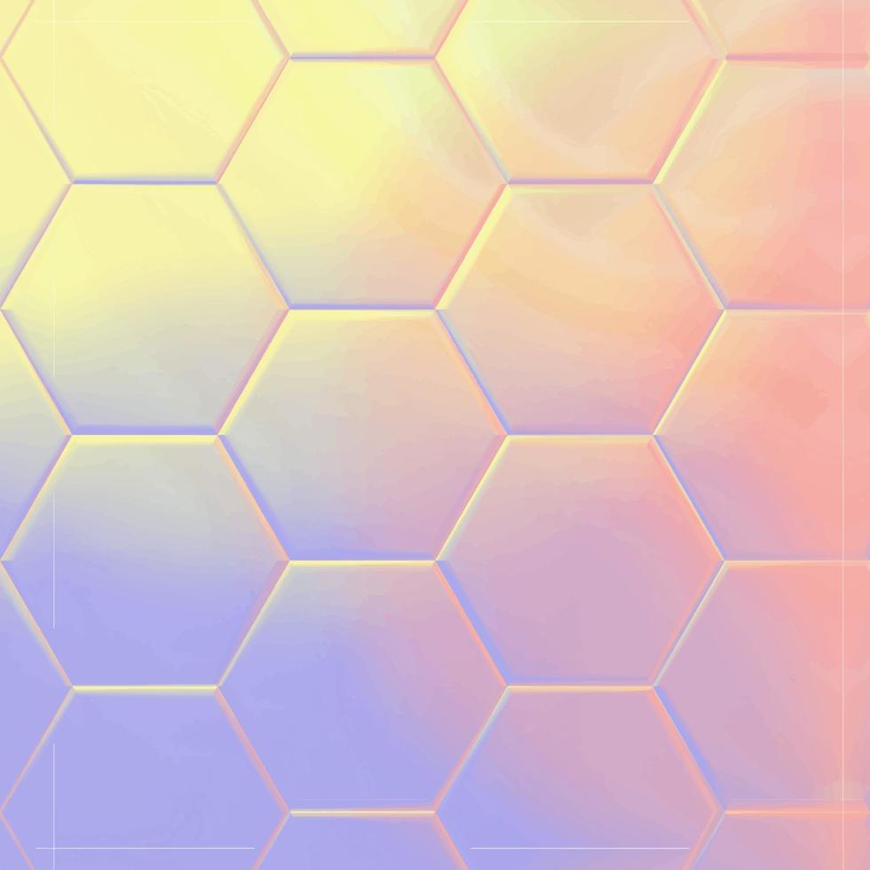 abstrakt hexagon bakgrund. färgglad geometrisk bakgrund. vektor