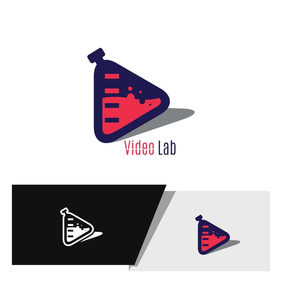 logotyp för kreativ videolab vektor