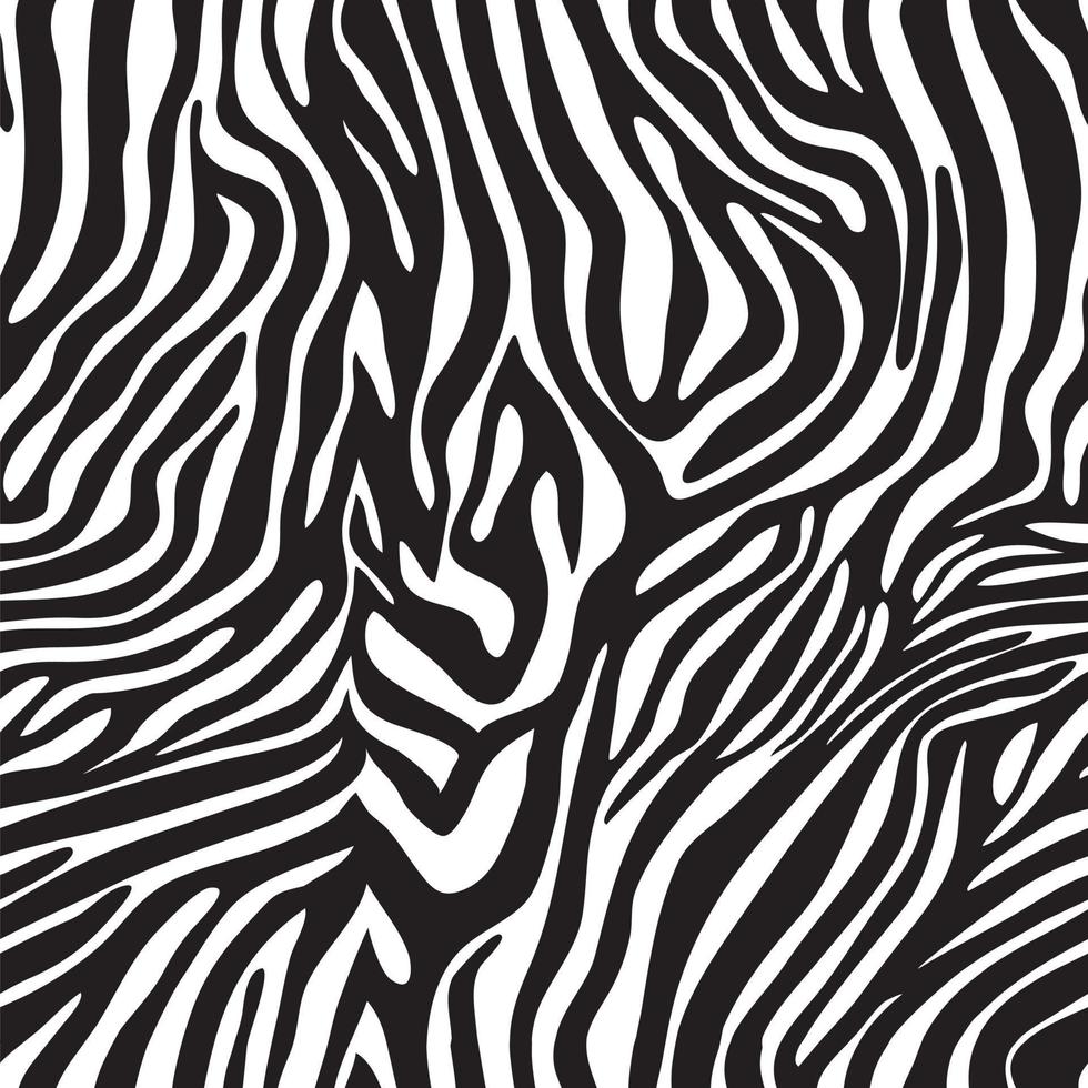 vektor djur print. zebra prydnad. seamless mönster