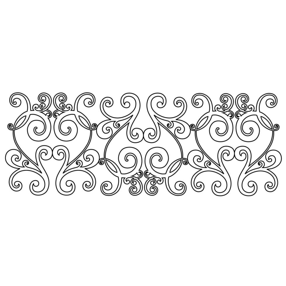 Vektor-Damast-Vintage-Barock-Scroll-Ornament-Strudel. heraldischer Schildwirbel des viktorianischen Monogramms. retro floral blatt muster grenze laub antike akanthus kalligraphie graviert tattoo.tile dekorelement vektor