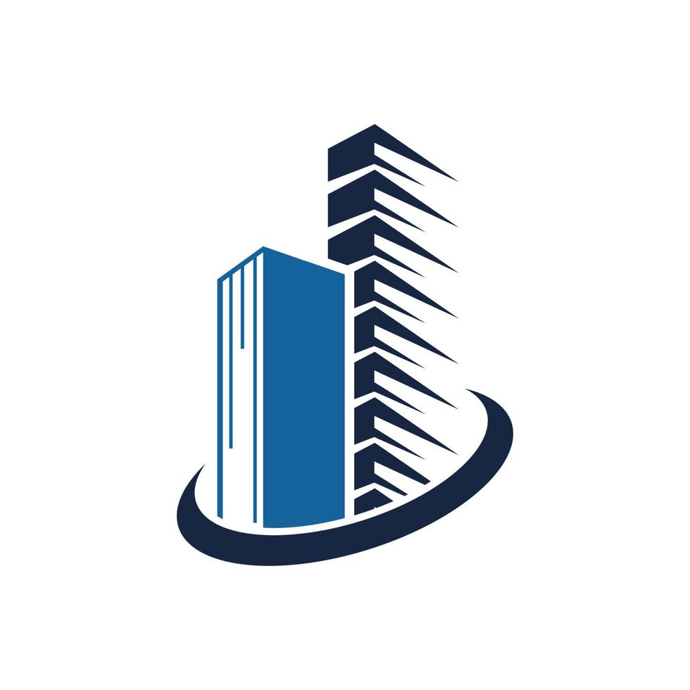 Gebäude-Logo-Icon-Design-Vorlage-Vektor vektor